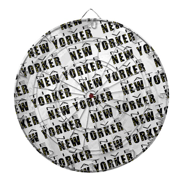 Ureinwohner New Yorks Pattern Dartscheibe (vorne)