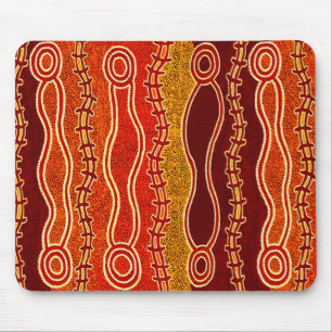Ureinwohner-Schlangen . Mousepad