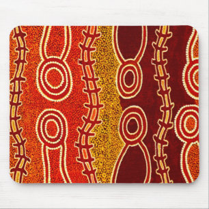Ureinwohner-Schlangen . Mousepad
