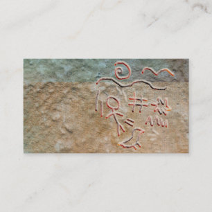 Ureinwohner-Visitenkarten Visitenkarte