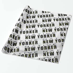 Ureinwohner von New York Muster Geschenkpapier
