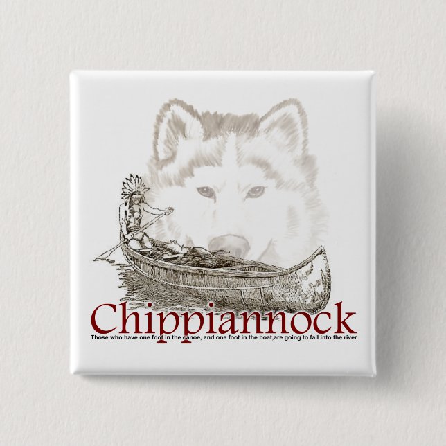 Ureinwohner-Wörter des Klugheits-Knopfes Button (Vorderseite)