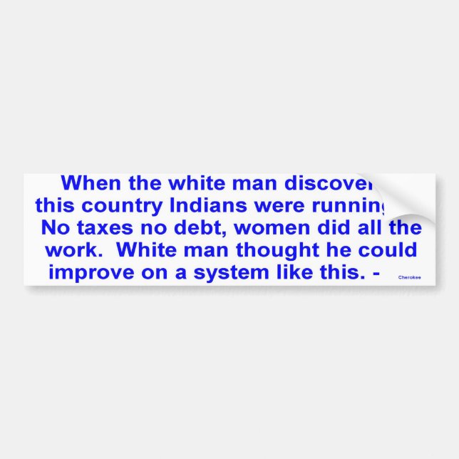 Ureinwohnerlaufen Autoaufkleber (Vorne)