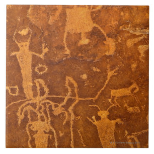 Ureinwohnerpetroglyphen, Rochester-Platte, Fliese