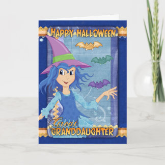 Urenkelin halloween Grußkarte Dankeskarte