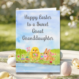 Urerbin Happy Ostern Baby Küken Karte