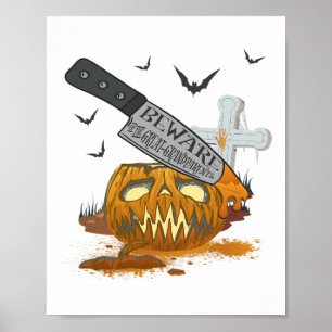Urgroßeltern Funny Halloween Party Poster