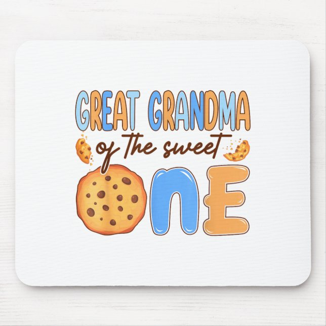 Urgroßmutter des Süßen Kekse und Milch Bi Mousepad (Vorne)