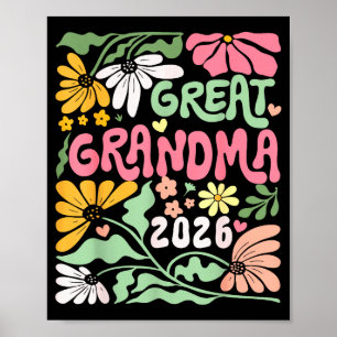 Urgroßmutter Gegr. 2026 Zur Urgroßmutter Befördert Poster