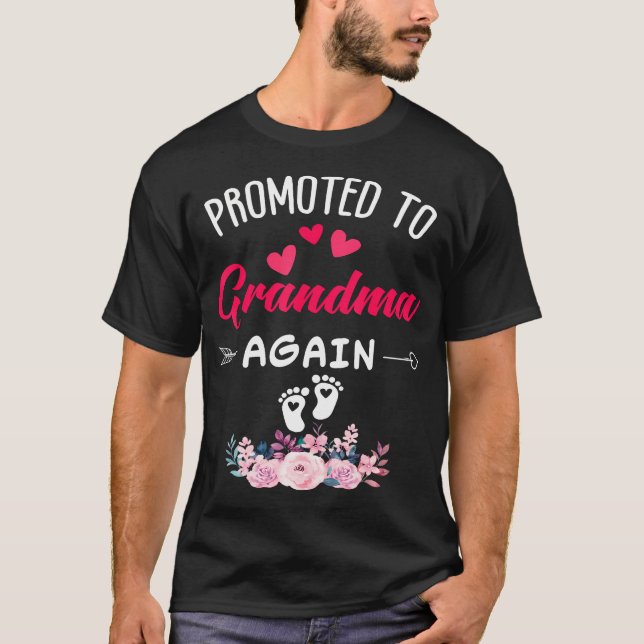 Urgroßmutter wieder - Süße zur Großmutter beförder T-Shirt (Vorderseite)