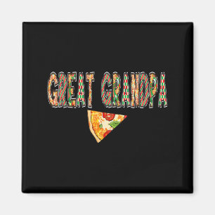 Urgroßvater Pizza Geburtstags-Squad Crew Familie Magnet