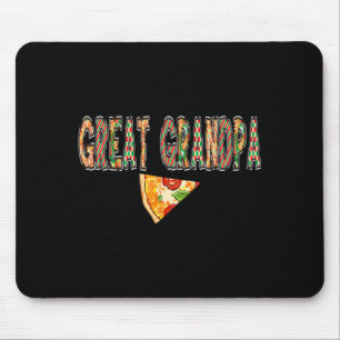 Urgroßvater Pizza Geburtstags-Squad Crew Familie Mousepad