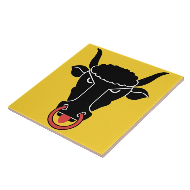 Uri Canton, Switzerland Flag Tile Fliese (Seite)