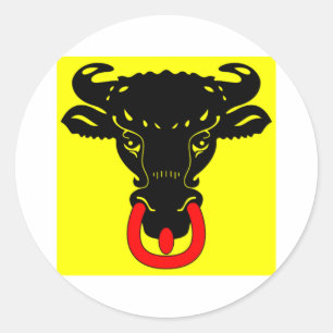 Uri Flagge Runder Aufkleber