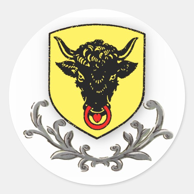 Uri Runder Aufkleber (Vorderseite)