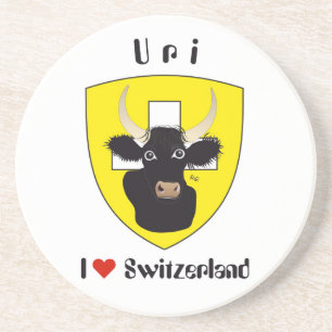 Uri Schweiz Suzzera Bierisse Sandstein Untersetzer