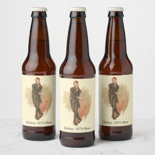 Uriah Heep von Kyd von Dickens' David Copperfield Bierflaschenetikett