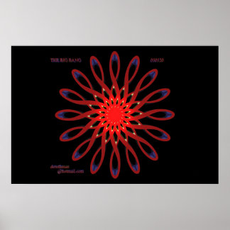 Urknall (Druck) Poster