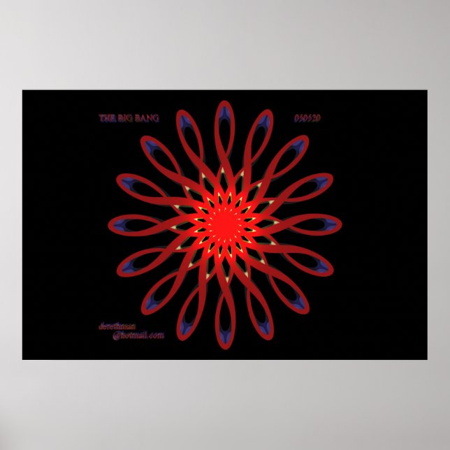 Urknall (Druck) Poster (Vorne)