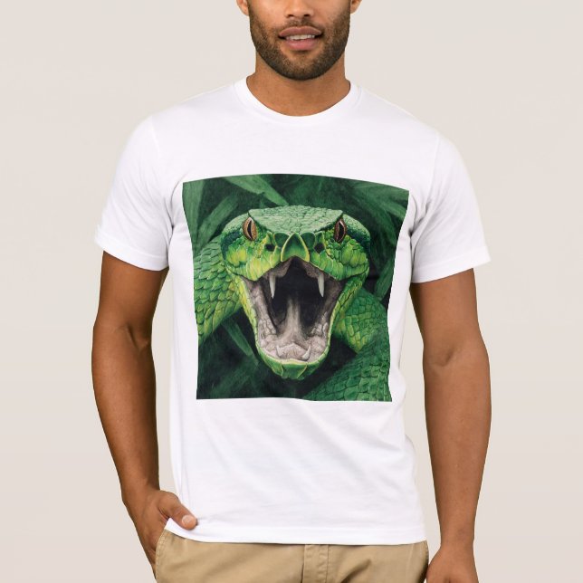 Urkraft 008 – Schlange T-Shirt (Vorderseite)