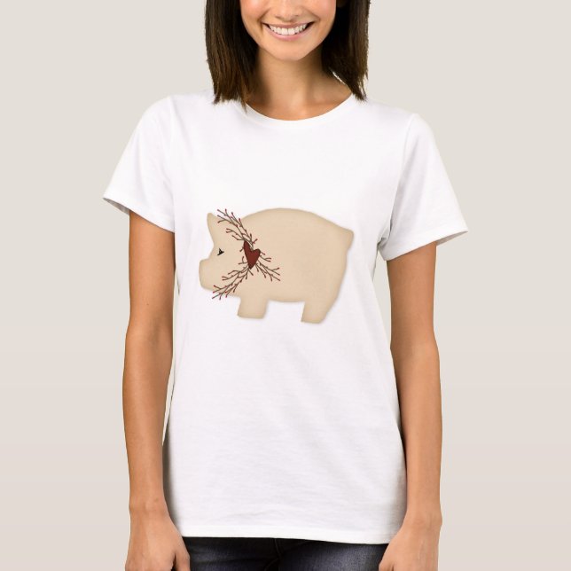 Urkundliches Schweine-Shirt T-Shirt (Vorderseite)