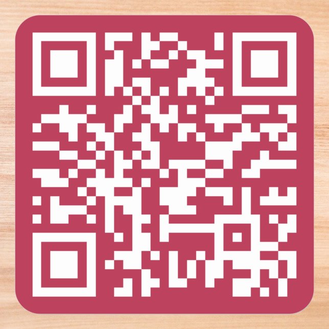 URL der Business-Website für benutzerdefinierten Q Quadratischer Aufkleber (Create Custom QR Code Business Website Address URL Square Sticker)