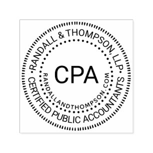 URL der CPA Cert Public Accountant-Firma Permastempel