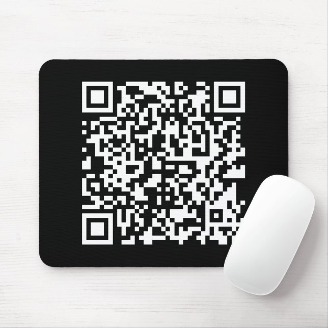 URL eingeben und Scannercode erstellen | SCHWARZ-W Mousepad (Mit Mouse)