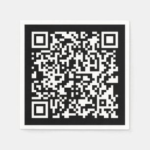 URL eingeben und Scannercode erstellen   SCHWARZ-W Serviette