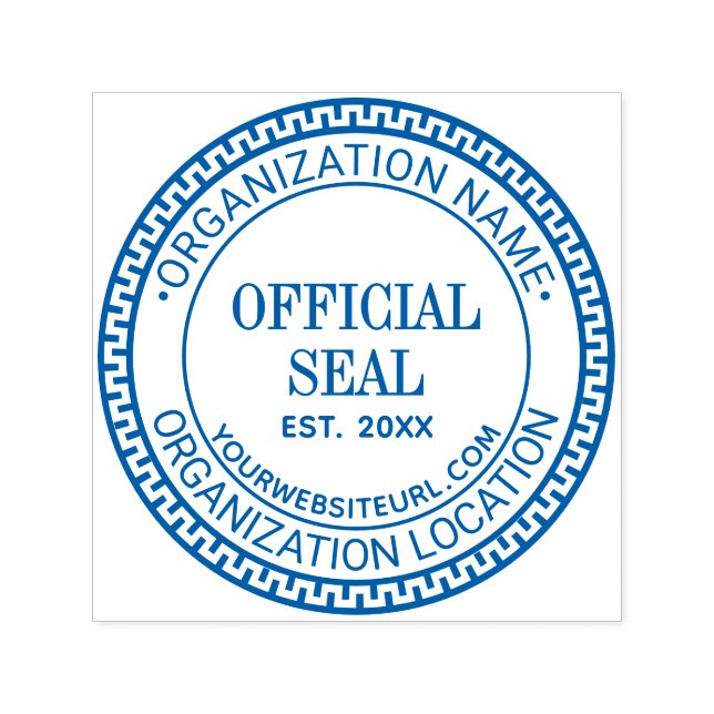 URL Est des Offiziellen Siegels mit griechischem K Permastempel (Design)