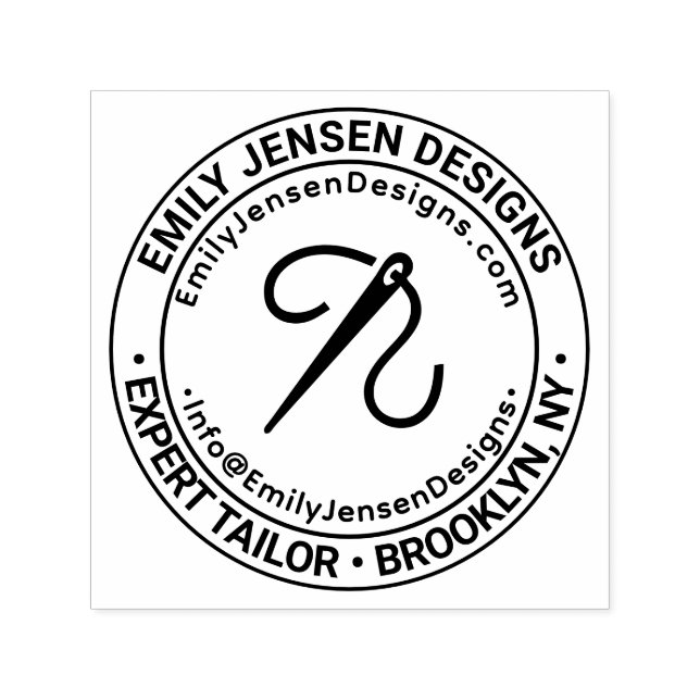 URL zum nähen von Firmennamen per E-Mail Permastempel (Design)