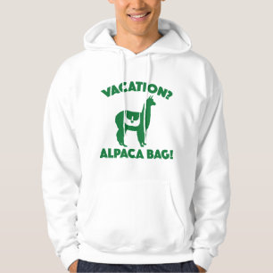 Urlaub? Alpaca-Tasche! Hoodie