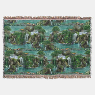 Urlaub am magischen Fantasy-See Decke