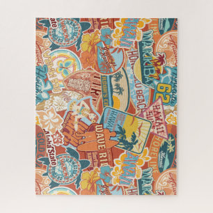 Urlaub am Meer Waikiki Bay Hawaii Puzzle