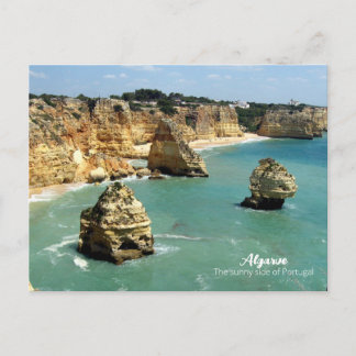 Urlaub an der Algarve in Portugal Postkarte