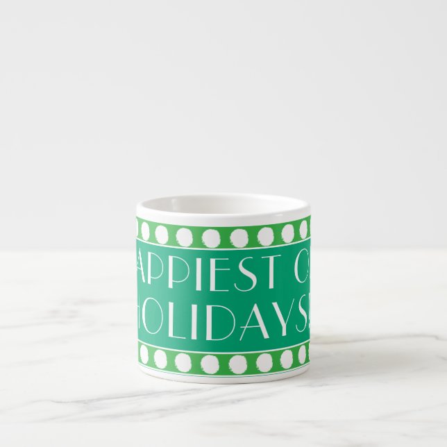 URLAUB ART DECO ESPRESSOTASSE (Vorderseite)