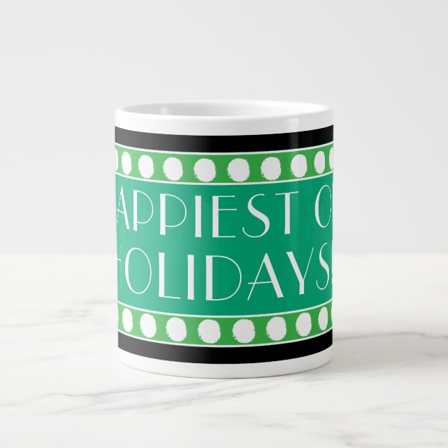 URLAUB ART DECO Jumbo-Tasse (Vorderseite)
