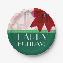 URLAUB ART DECO PAPPTELLER