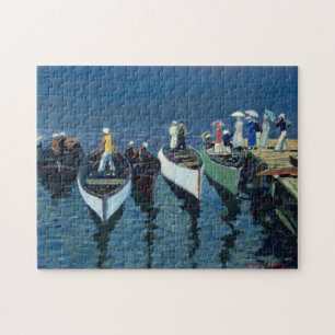 Urlaub auf dem Hudson George Luks Puzzle