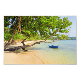 Urlaub auf der tropischen Insel Fotodruck