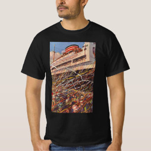 Urlaub auf einem alten Kreuzfahrtschiff; Abschieds T-Shirt
