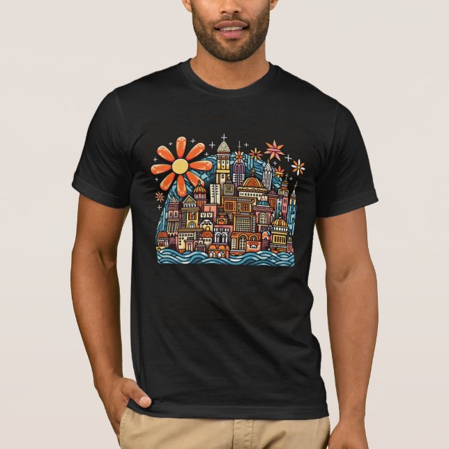 Urlaub auf einer Insel T-Shirt (Vorderseite)