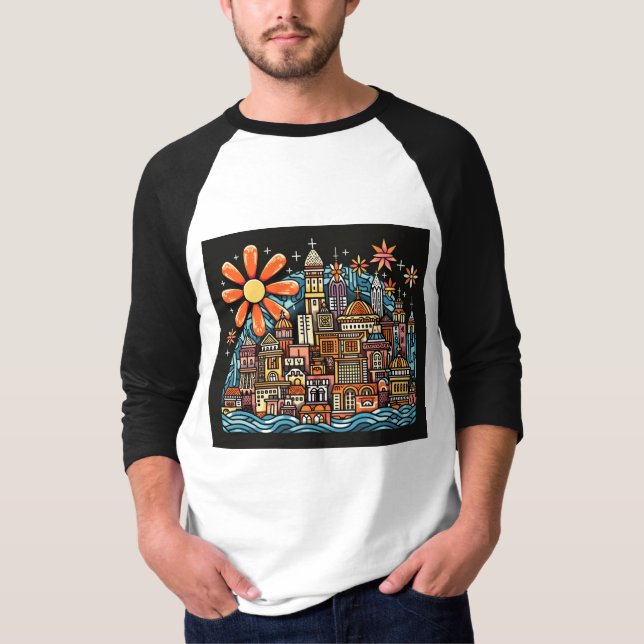 Urlaub auf einer Insel T-Shirt (Vorderseite)