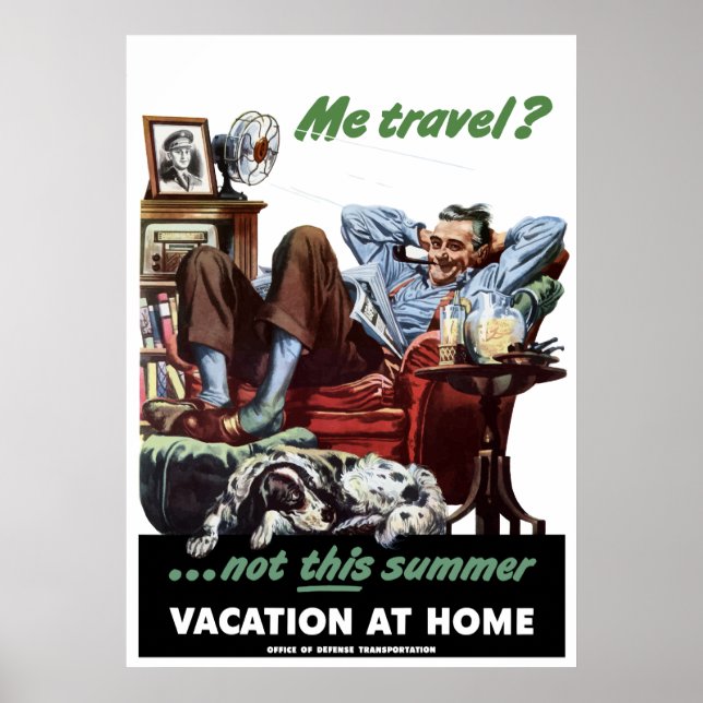Urlaub auf Zuhause WW2 Poster (Vorne)