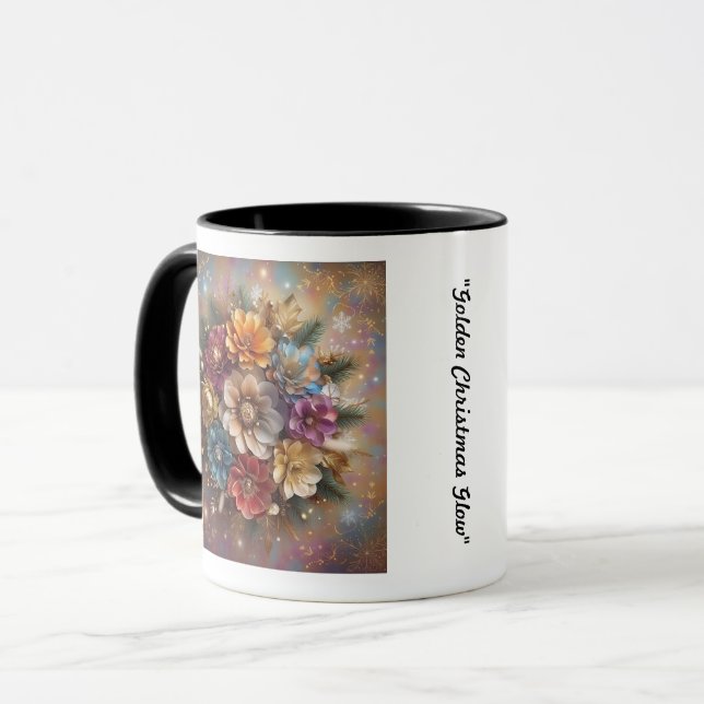 "Urlaub Blume Fusion" Tasse (Vorderseite Links)