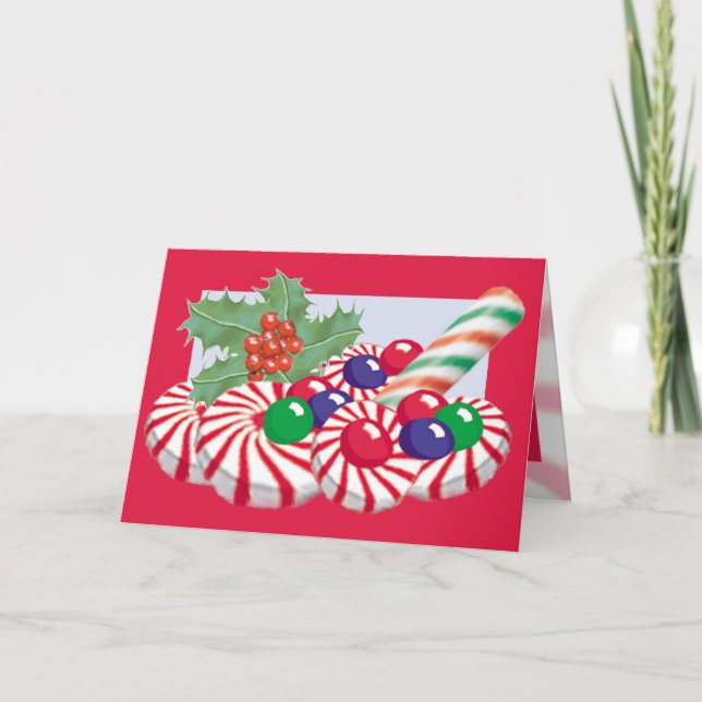URLAUB CANDY Card Feiertagskarte (Vorderseite)