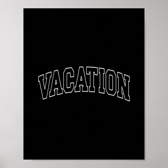 Urlaub - Collegiate University College Campus Va Poster (Vorne)