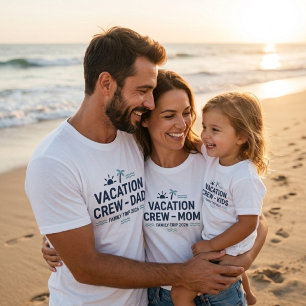 Urlaub Crew Mama Shirt Passendes Familienurlaub