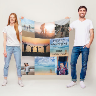 Urlaub Erinnerungen Weihnachtsgeschenk Fleecedecke