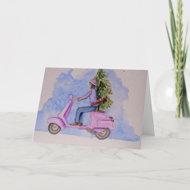 Urlaub Feiertagskarte (Vorderseite)